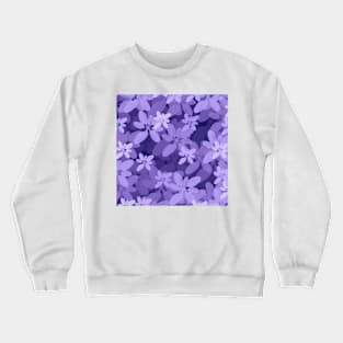 Purple flowers Crewneck Sweatshirt